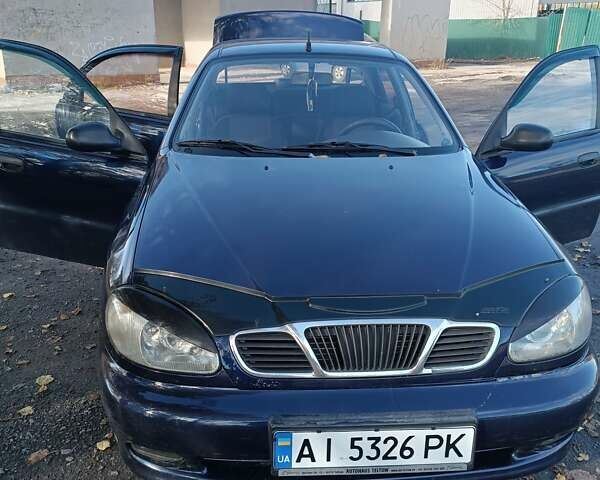 Дэу Ланос 2006 в Белой Церкве на Automoto.ua Синий Дэу Ланос, объемом двигателя 1.5 л и пробегом 270 тыс. км за 1700 $, фото 1 на Automoto.ua