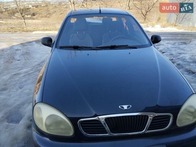 Синий Дэу Ланос, объемом двигателя 1.5 л и пробегом 202 тыс. км за 1500 $, фото 1 на Automoto.ua