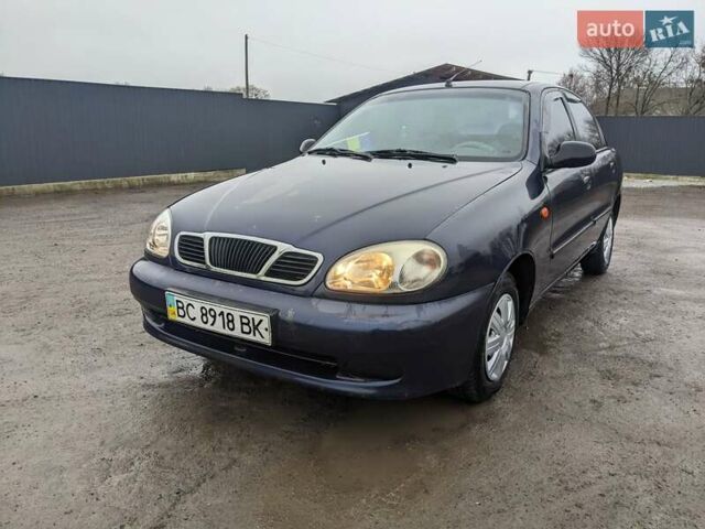 Синий Дэу Ланос, объемом двигателя 1.5 л и пробегом 172 тыс. км за 1450 $, фото 1 на Automoto.ua