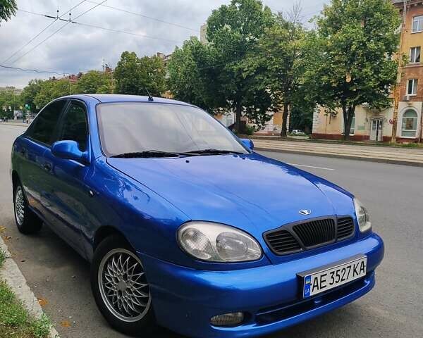 Синий Дэу Ланос, объемом двигателя 1.5 л и пробегом 450 тыс. км за 2850 $, фото 1 на Automoto.ua