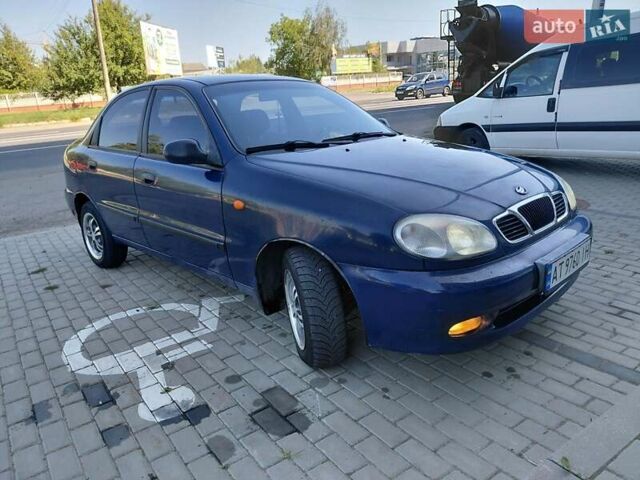 Синий Дэу Ланос, объемом двигателя 1.5 л и пробегом 301 тыс. км за 2450 $, фото 1 на Automoto.ua