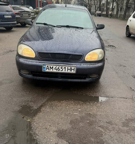 Синій Деу Ланос, об'ємом двигуна 1.5 л та пробігом 205 тис. км за 2000 $, фото 1 на Automoto.ua
