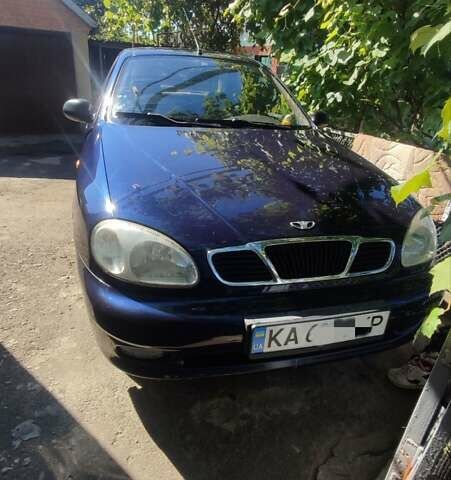 Синий Дэу Ланос, объемом двигателя 1.5 л и пробегом 140 тыс. км за 2500 $, фото 1 на Automoto.ua