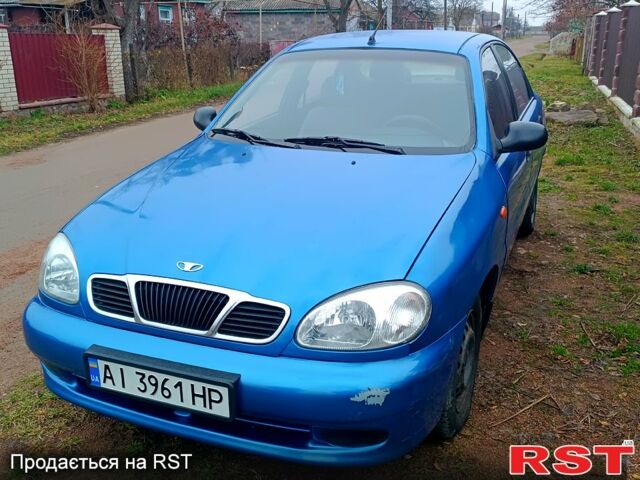 Синий Дэу Ланос, объемом двигателя 1.5 л и пробегом 260 тыс. км за 2600 $, фото 1 на Automoto.ua