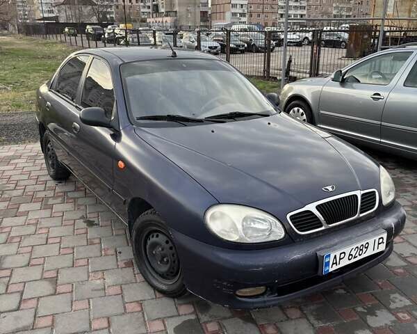 Синий Дэу Ланос, объемом двигателя 1.5 л и пробегом 235 тыс. км за 2350 $, фото 1 на Automoto.ua