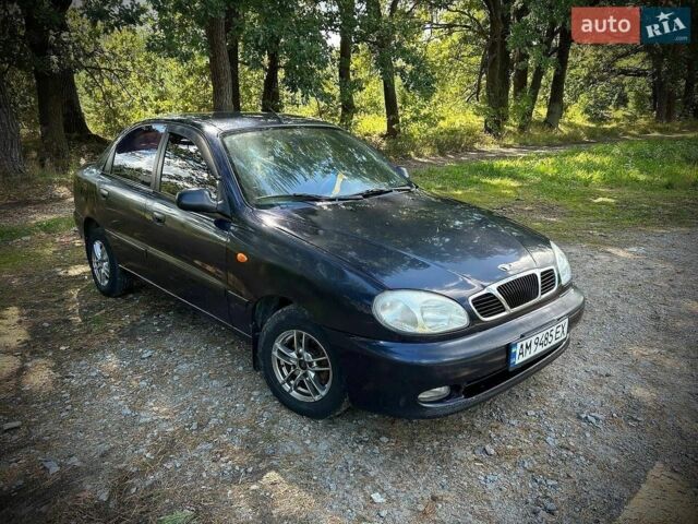 Синий Дэу Ланос, объемом двигателя 1.5 л и пробегом 236 тыс. км за 1650 $, фото 1 на Automoto.ua