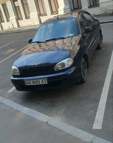 Синий Дэу Ланос, объемом двигателя 1.5 л и пробегом 230 тыс. км за 2100 $, фото 1 на Automoto.ua