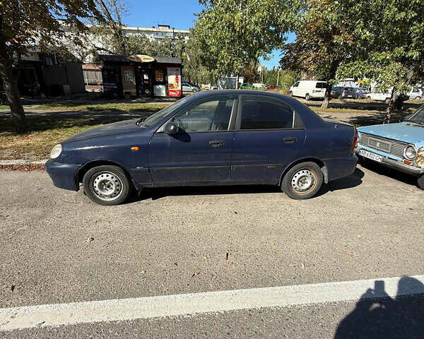 Деу Ланос 2006 у Києві на Automoto.ua Синій Деу Ланос, об'ємом двигуна 1.5 л та пробігом 240 тис. км за 1300 $, фото 1 на Automoto.ua