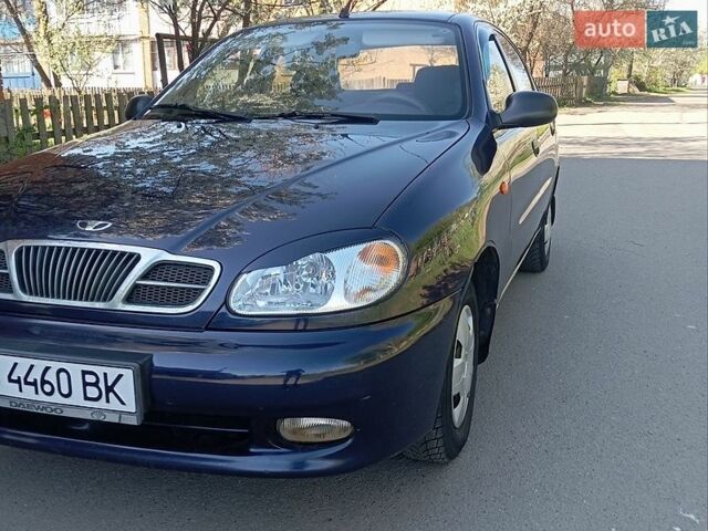 Синий Дэу Ланос, объемом двигателя 1.3 л и пробегом 168 тыс. км за 1800 $, фото 1 на Automoto.ua