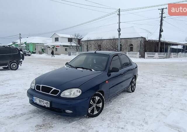 Синий Дэу Ланос, объемом двигателя 1.5 л и пробегом 250 тыс. км за 1700 $, фото 1 на Automoto.ua