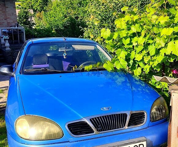 Синий Дэу Ланос, объемом двигателя 1.5 л и пробегом 146 тыс. км за 1500 $, фото 1 на Automoto.ua