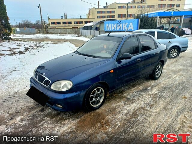 Синій Деу Ланос, об'ємом двигуна 1.5 л та пробігом 37000 тис. км за 2300 $, фото 1 на Automoto.ua