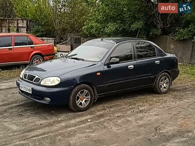 Синий Дэу Ланос, объемом двигателя 1.5 л и пробегом 250 тыс. км за 2700 $, фото 1 на Automoto.ua