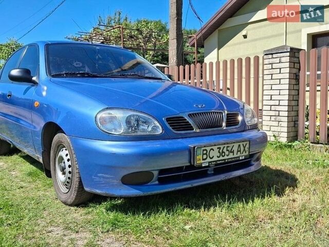 Синий Дэу Ланос, объемом двигателя 1.5 л и пробегом 97 тыс. км за 1900 $, фото 1 на Automoto.ua
