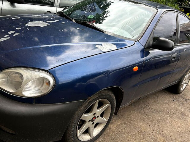 Синий Дэу Ланос, объемом двигателя 1.6 л и пробегом 283 тыс. км за 1000 $, фото 1 на Automoto.ua