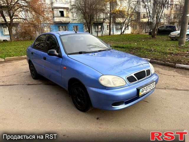 Синий Дэу Ланос, объемом двигателя 1.5 л и пробегом 180 тыс. км за 1500 $, фото 1 на Automoto.ua