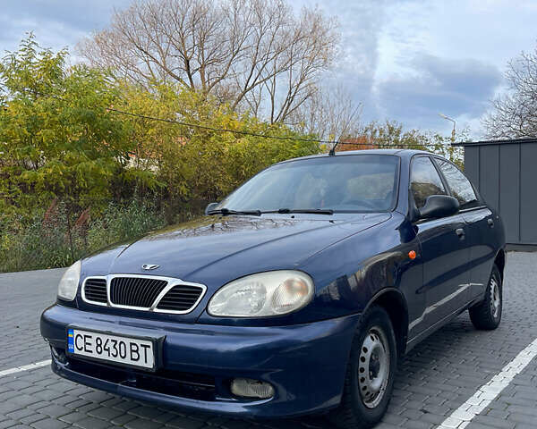 Синий Дэу Ланос, объемом двигателя 1.5 л и пробегом 208 тыс. км за 2200 $, фото 1 на Automoto.ua