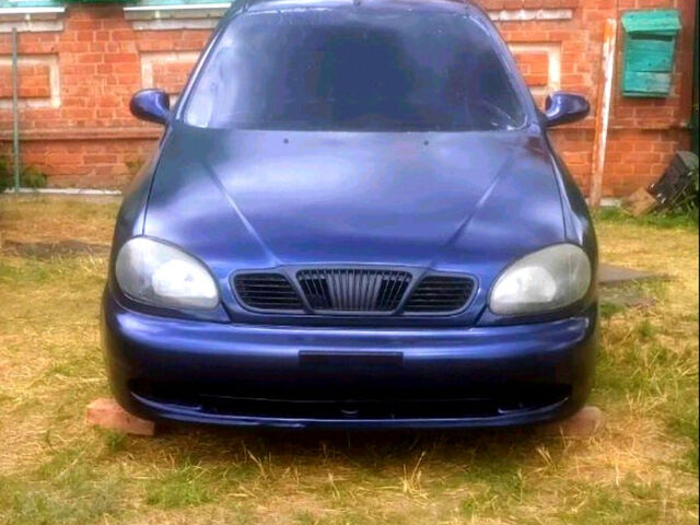 Синий Дэу Ланос, объемом двигателя 1.5 л и пробегом 119 тыс. км за 2950 $, фото 1 на Automoto.ua