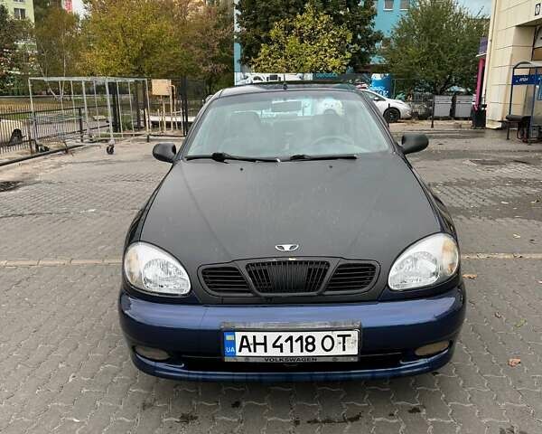 Синий Дэу Ланос, объемом двигателя 1.5 л и пробегом 270 тыс. км за 2150 $, фото 1 на Automoto.ua