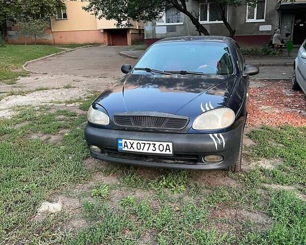 Синій Деу Ланос, об'ємом двигуна 1.5 л та пробігом 233 тис. км за 1000 $, фото 1 на Automoto.ua