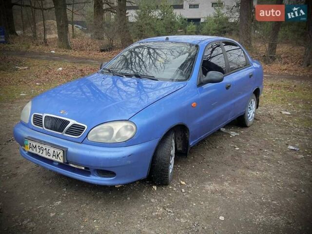 Синій Деу Ланос, об'ємом двигуна 1.5 л та пробігом 350 тис. км за 1100 $, фото 1 на Automoto.ua