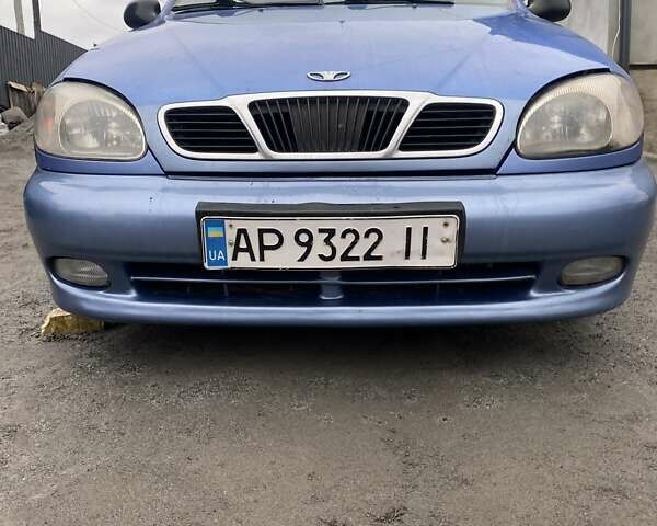 Синий Дэу Ланос, объемом двигателя 1.5 л и пробегом 215 тыс. км за 2350 $, фото 1 на Automoto.ua