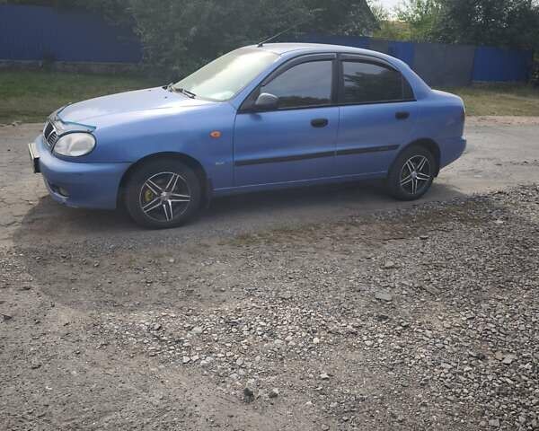 Синий Дэу Ланос, объемом двигателя 1.6 л и пробегом 1 тыс. км за 2600 $, фото 1 на Automoto.ua