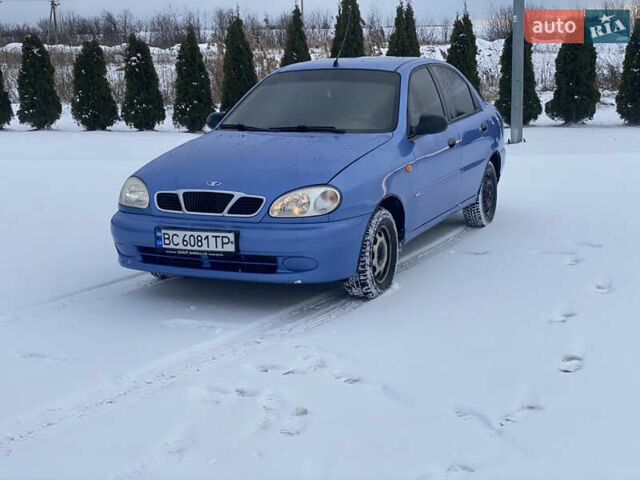 Синий Дэу Ланос, объемом двигателя 1.5 л и пробегом 230 тыс. км за 1750 $, фото 1 на Automoto.ua