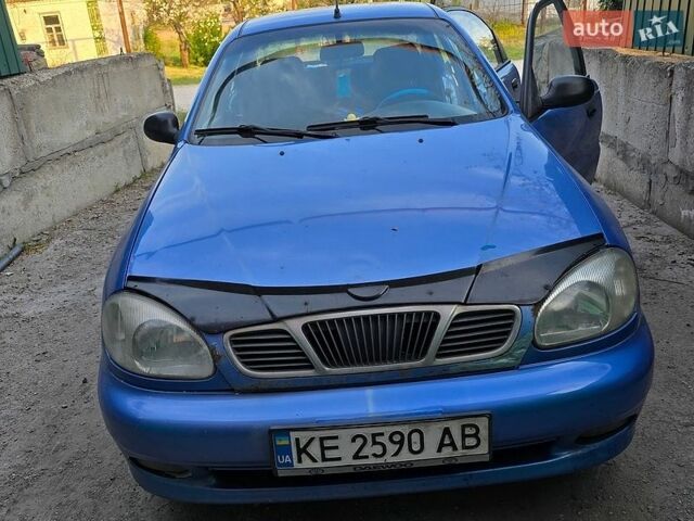 Синий Дэу Ланос, объемом двигателя 1.5 л и пробегом 168 тыс. км за 1700 $, фото 1 на Automoto.ua