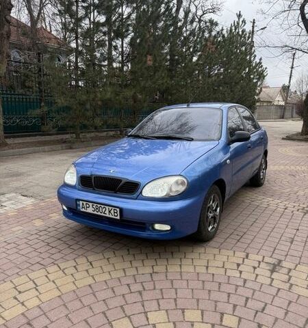Синий Дэу Ланос, объемом двигателя 1.6 л и пробегом 224 тыс. км за 2500 $, фото 1 на Automoto.ua
