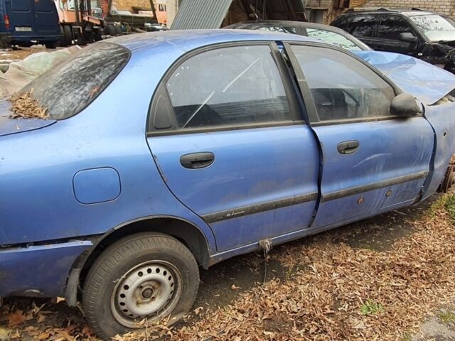Синий Дэу Ланос, объемом двигателя 1.5 л и пробегом 132 тыс. км за 400 $, фото 1 на Automoto.ua