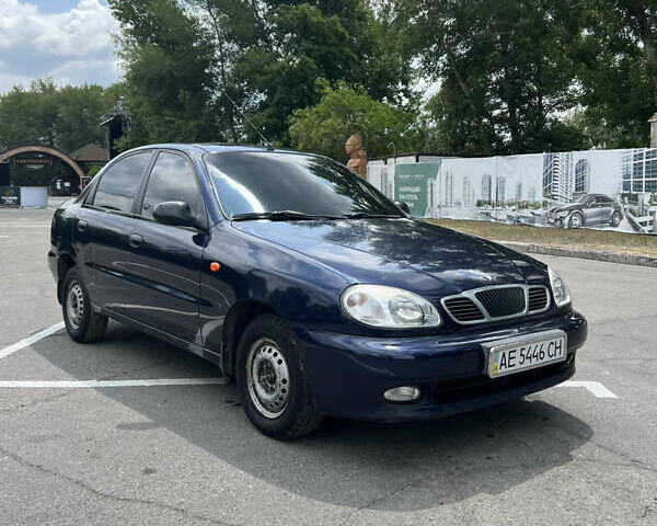 Синий Дэу Ланос, объемом двигателя 1.5 л и пробегом 145 тыс. км за 1800 $, фото 1 на Automoto.ua