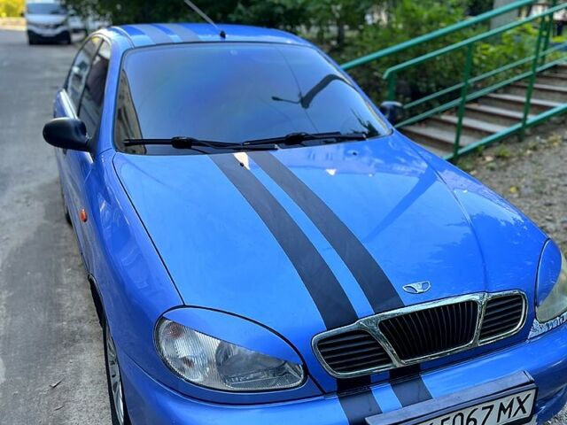 Синий Дэу Ланос, объемом двигателя 1.5 л и пробегом 164 тыс. км за 2500 $, фото 1 на Automoto.ua