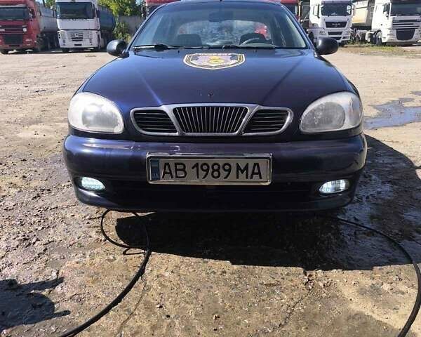 Деу Ланос 2007 у Вінниці на Automoto.ua Синій Деу Ланос, об'ємом двигуна 1.5 л та пробігом 277 тис. км за 2500 $, фото 1 на Automoto.ua