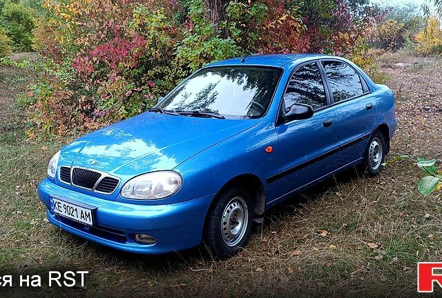 Синий Дэу Ланос, объемом двигателя 1.4 л и пробегом 82 тыс. км за 2500 $, фото 1 на Automoto.ua