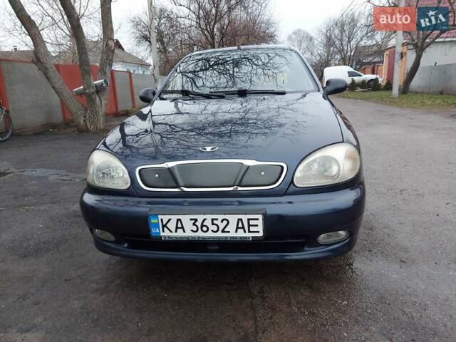 Синий Дэу Ланос, объемом двигателя 1.5 л и пробегом 187 тыс. км за 2500 $, фото 1 на Automoto.ua