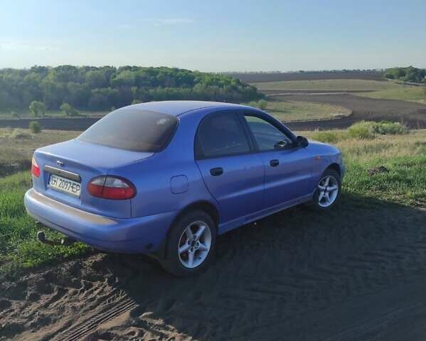Синий Дэу Ланос, объемом двигателя 1.5 л и пробегом 97 тыс. км за 3500 $, фото 1 на Automoto.ua
