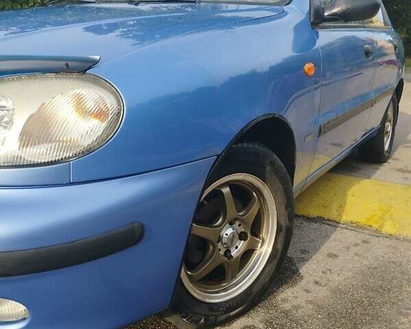 Синий Дэу Ланос, объемом двигателя 1.5 л и пробегом 154 тыс. км за 3001 $, фото 1 на Automoto.ua