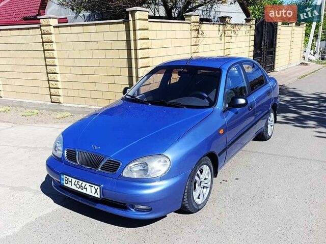 Синий Дэу Ланос, объемом двигателя 1.5 л и пробегом 275 тыс. км за 1850 $, фото 1 на Automoto.ua