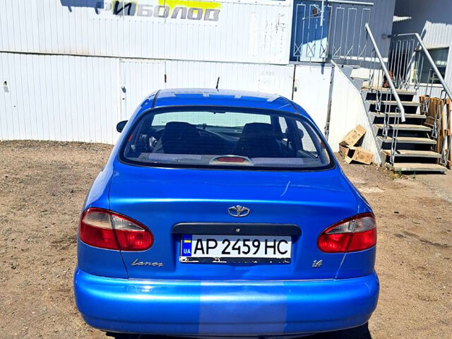 Синий Дэу Ланос, объемом двигателя 1.4 л и пробегом 152 тыс. км за 1650 $, фото 1 на Automoto.ua