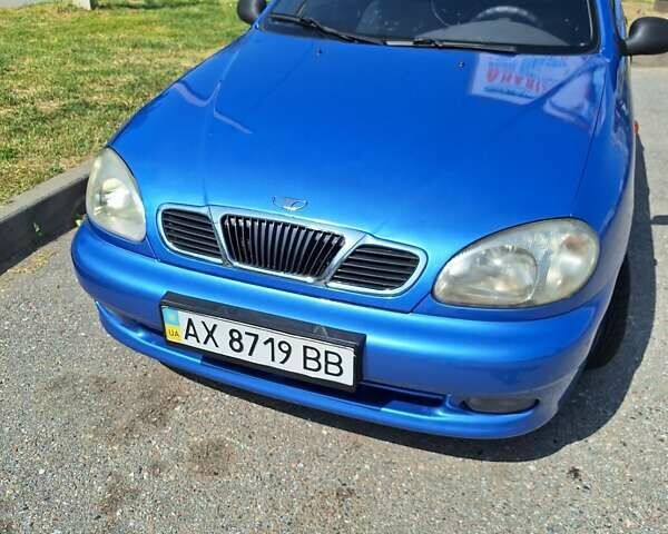 Синий Дэу Ланос, объемом двигателя 1.4 л и пробегом 263 тыс. км за 2300 $, фото 1 на Automoto.ua