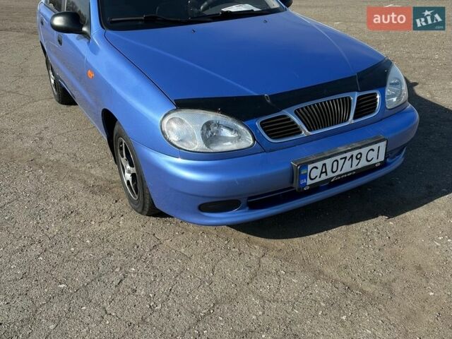 Синий Дэу Ланос, объемом двигателя 1.5 л и пробегом 130 тыс. км за 2700 $, фото 1 на Automoto.ua