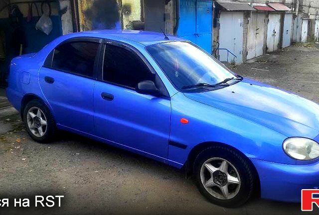 Синий Дэу Ланос, объемом двигателя 1.5 л и пробегом 212 тыс. км за 2600 $, фото 1 на Automoto.ua