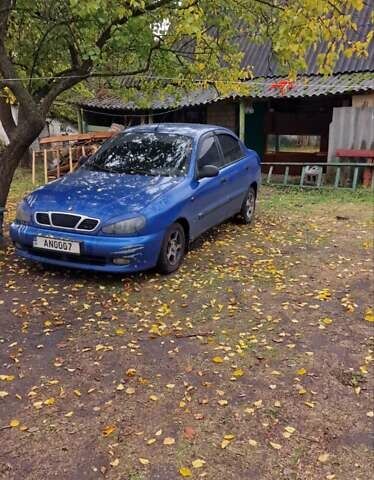 Синий Дэу Ланос, объемом двигателя 1.5 л и пробегом 308 тыс. км за 3900 $, фото 1 на Automoto.ua