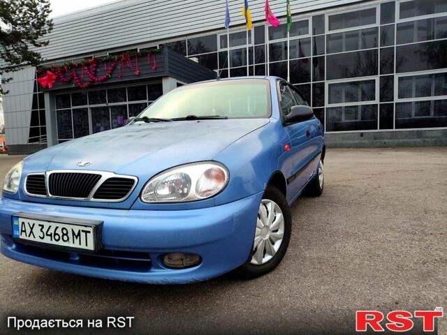 Синий Дэу Ланос, объемом двигателя 1.5 л и пробегом 193 тыс. км за 1850 $, фото 1 на Automoto.ua