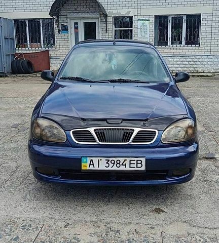 Синий Дэу Ланос, объемом двигателя 1.5 л и пробегом 233 тыс. км за 2100 $, фото 1 на Automoto.ua
