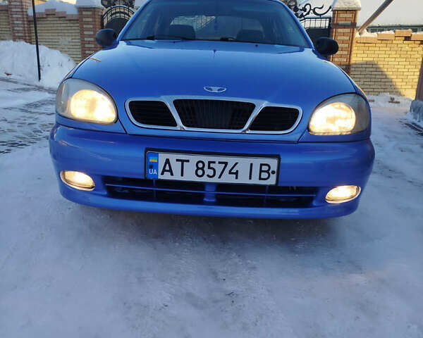 Синій Деу Ланос, об'ємом двигуна 1.5 л та пробігом 194 тис. км за 2500 $, фото 1 на Automoto.ua