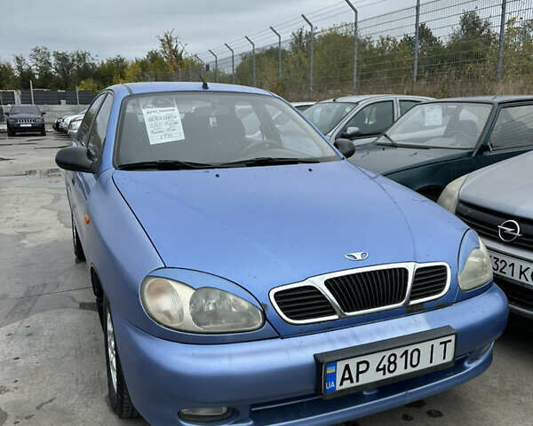 Дэу Ланос 2007 в Запорожье на Automoto.ua Синий Дэу Ланос, объемом двигателя 1.5 л и пробегом 191 тыс. км за 1999 $, фото 1 на Automoto.ua