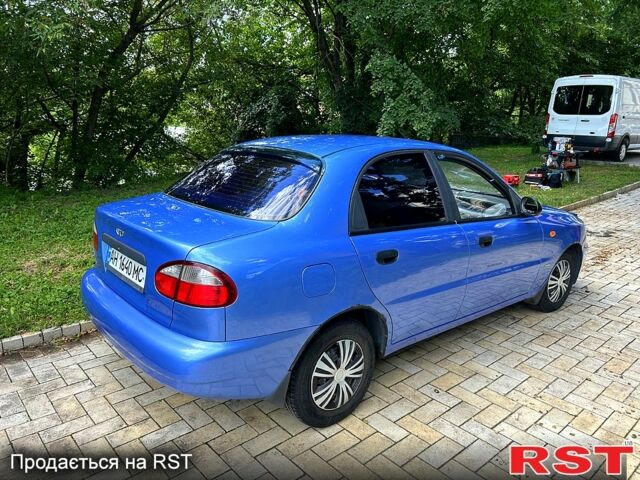 Синий Дэу Ланос, объемом двигателя 1.5 л и пробегом 143 тыс. км за 2750 $, фото 1 на Automoto.ua