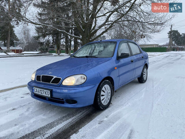 Синий Дэу Ланос, объемом двигателя 1.5 л и пробегом 217 тыс. км за 2600 $, фото 1 на Automoto.ua